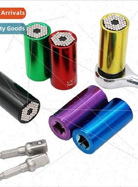 Colored Socket Heads 7-19mm Ratchet Socket Wrenches Power Dr