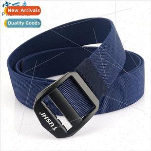 men outdoor elastic canvas elas dry belt quick TUSHI leisure