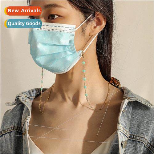 Europe fashion gold love mask chain simple multi-purpose ant