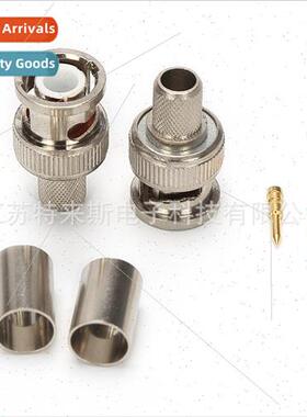 Copper bnc-c-j5 crimp 50-5 female screw pin bnc male to RG6/