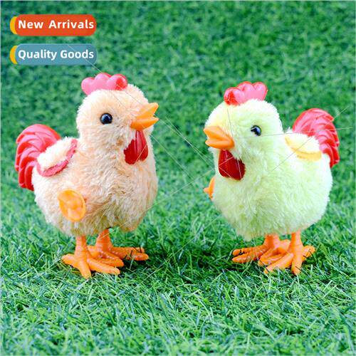clockwork chicken plush rooster model clockwork wind-up chic