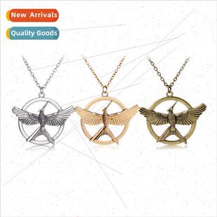 Hunger Games 3 Starburst Necklace Mockingjay Necklace Ameri