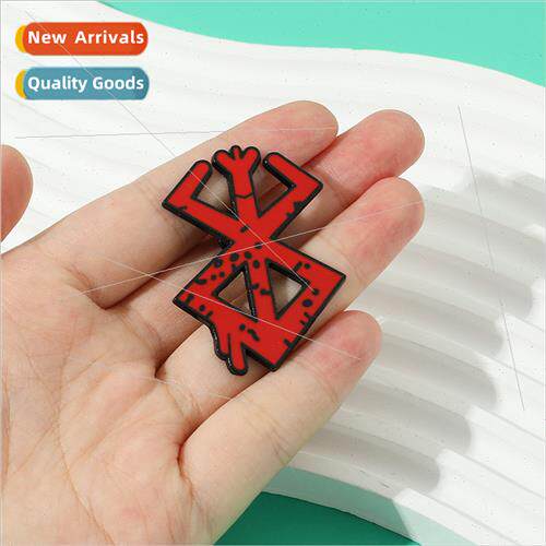 Anime  sword wind saga metal brooch overlord egg logo ed kni