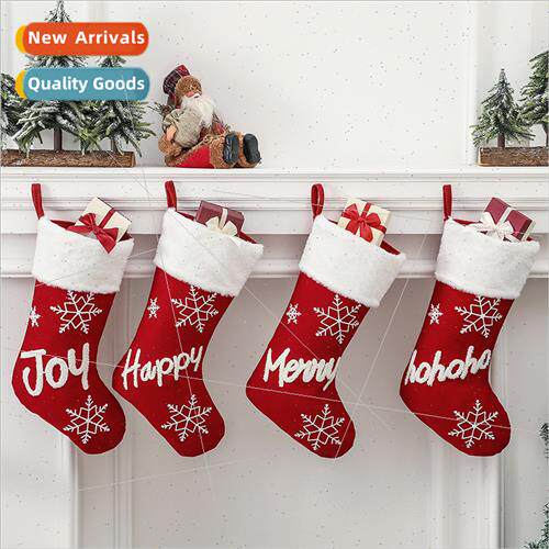 2023 Christmas Decoration Christmas Plush Socks Christmas Ha