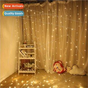 led curtain lights sky sky star colored lights flashing ligh