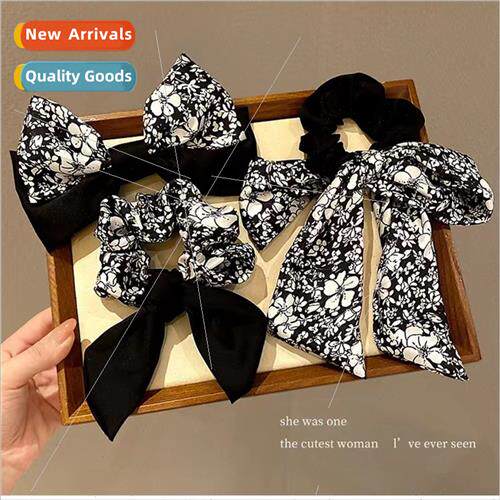 mple bow headband girls new advanced sense hair circle float