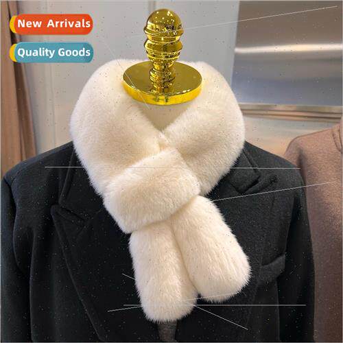 Korea real otter rabb hair scarf cute rabb ears double-sided