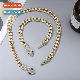 Necklace Europe Snake Animal Collarbone Chain Premium Feelin