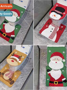 New Christmas decoration supplies toilet cover bathroom crea