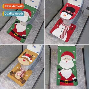 New Christmas decoration supplies toilet cover bathroom crea