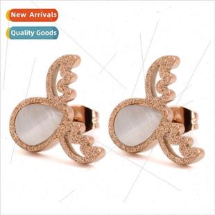 antlers cat gifts dee earrings fashion stone Christmas eye