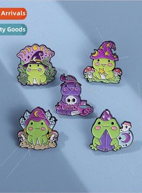 New wizard hat magic frog modelling cute cartoon badge perso