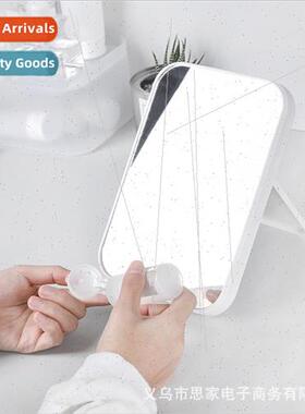 HD Large ngle Square Princess Mirror Folding Portable Cosmet