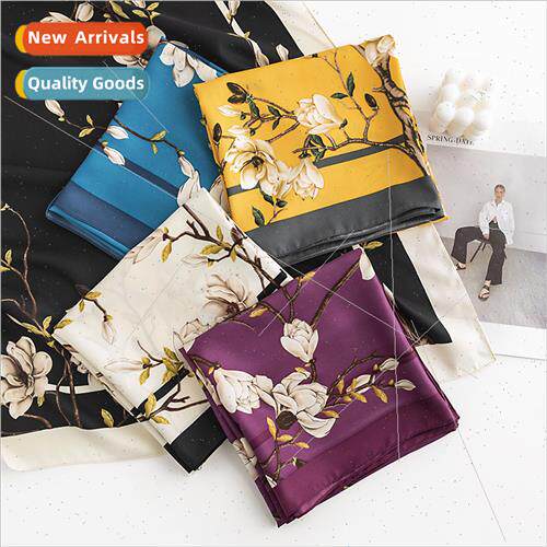 mulation silk scarf elegant orchid professional dress neckwe