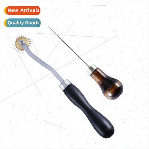 Black Handle Scribe Wheel Leather Scribe Wheel Pressure Whee