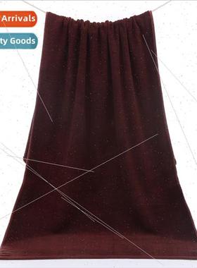 Dark curry towel cotton hotel bath towel fire therapy towel