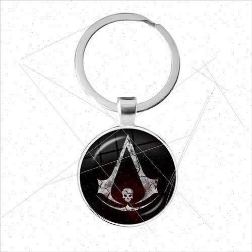 Assassin Creed Time Gemstone Metal Keychain