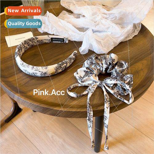 Chinese black whe splash ink temperament high skull top hair