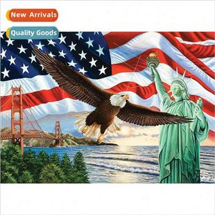 diamond full living New art paste room char handmade