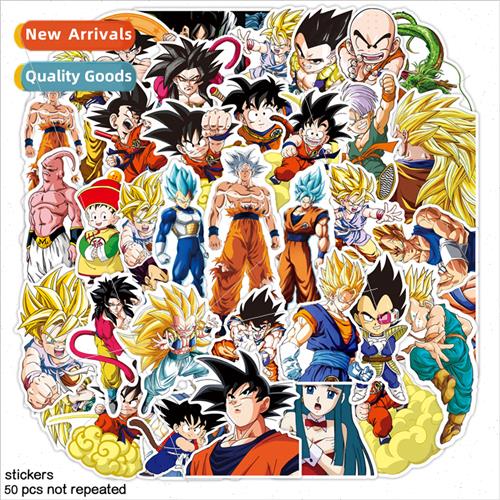 50 Seven Dragon Ball Goku Son Gohan Stickers Anime Cell Phon