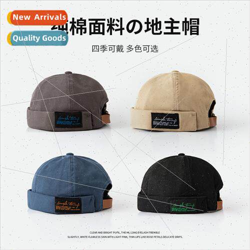 Spring summer melon skin cap male tide brJapanese brimless l