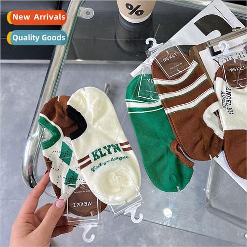 Boat socks do not fall out summer socks girls Korean  curry