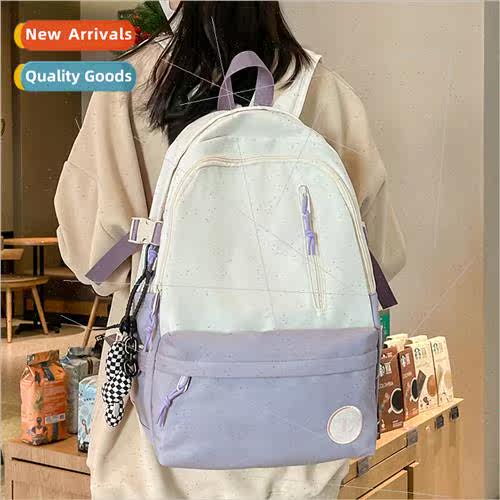 Mori schoolbag female campus simple backpack female Korean i
