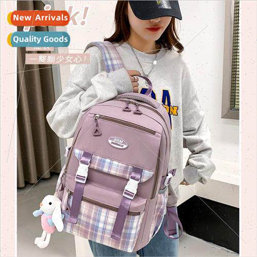 2022 schoolbag female Korean children girls heart large capa