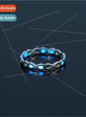 Minimalist creative niche cold wind stainless steel figure 8