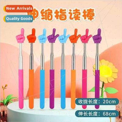 Retractable Finger Reading Stick Teaching Whip Children Read