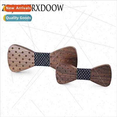 Adult Wooden Bow Tie English Boat Anchor Love Heart Star Pol