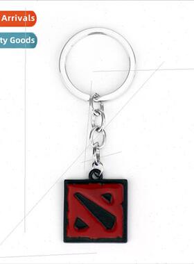 Game  Knife tower dota2 logo alloy keychain car accessories