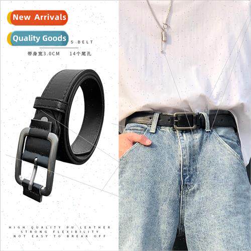 New men belt Korean sam simple pants belt set ins HK men pan
