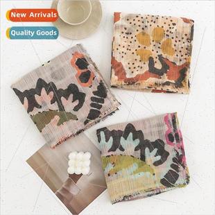 Hundred Design Model Spring Weaving Printed Exquise Flo Thin