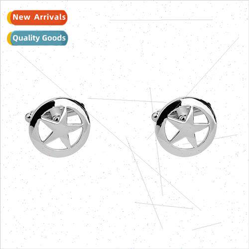 jewelry new pentagram French business cufflinks cufflinks fa