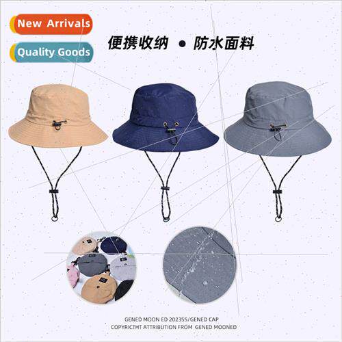 2023 new breathable waterprosun hat foldable sunscreen fishe