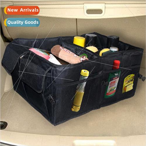 Car Storage Box Multi-functional Folding Organizer Car Backu