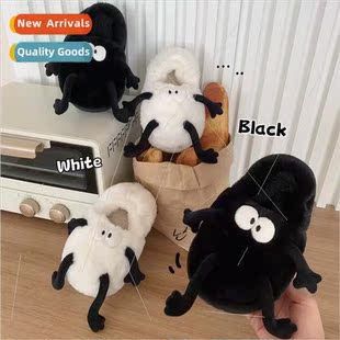 Baby soft bottom warm indoor shoes personalized new black wh