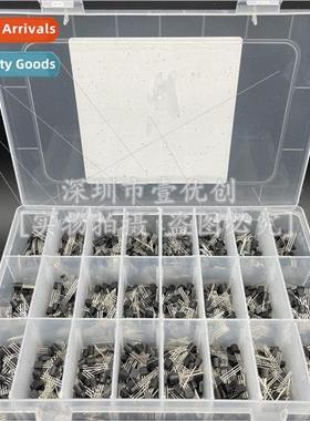 40 each 24 sizes 960 transistors box set TO-92 wh 24 compart