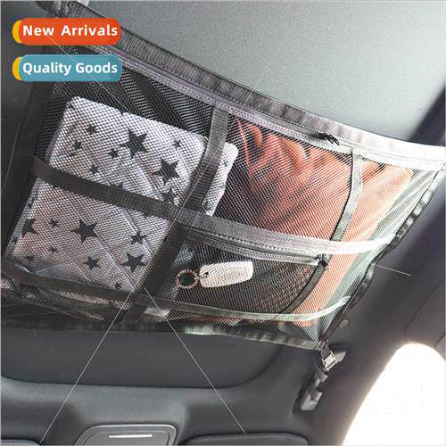 Double Pocket Car RoOrganizer Zipper Car Clothes Quilt Stora
