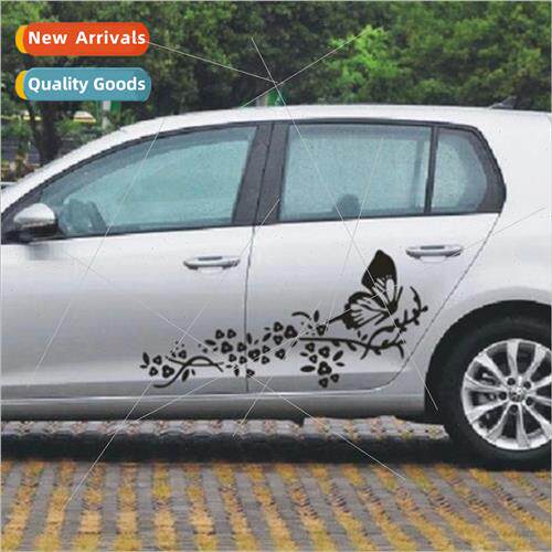 D-100 Butterfly Flower Sticker Flower Car Stickers Car Body
