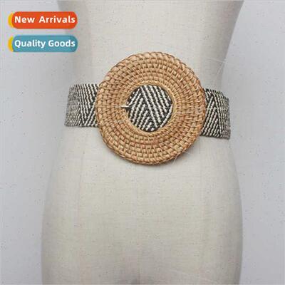 Bohemian concave styling flamboyant handmade knted large cir