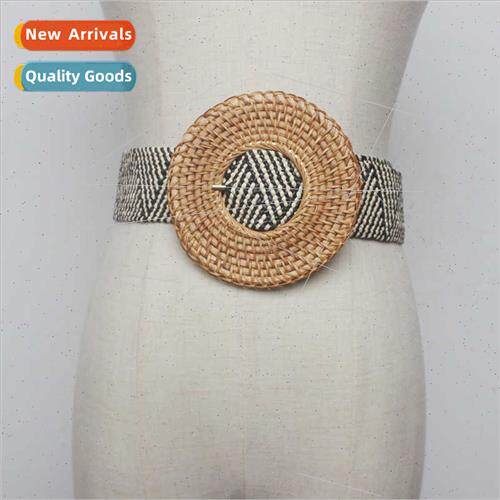 Bohemian concave styling flamboyant handmade knted large cir