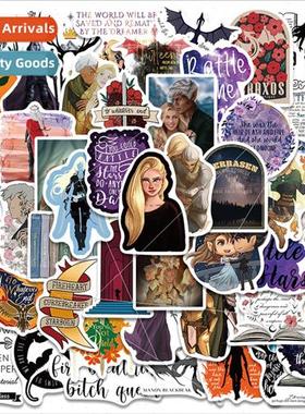 50 new throne of glass graffi stickers luggage laptop guar s