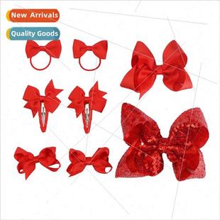 Children hair accessories set Cute princess girl baby hair c