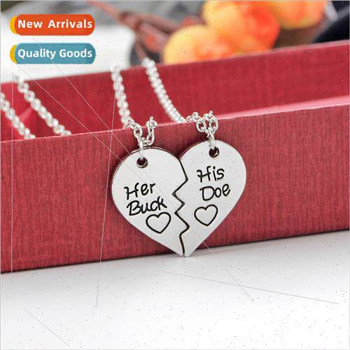 Accessories Creative Pendant her buck his doe love elk neckl