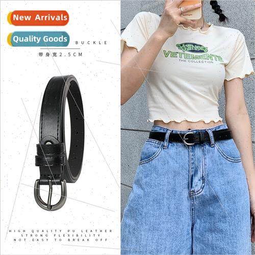 Ins wind women belt nd simple versatile pants belt casual fa