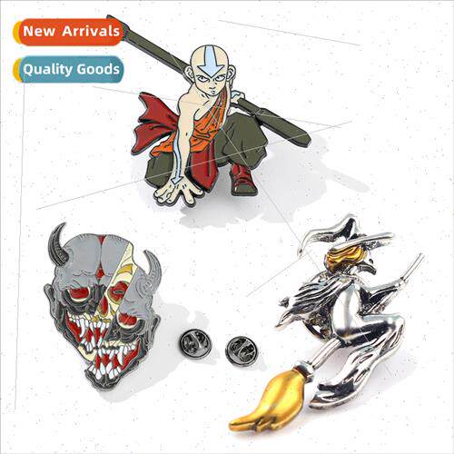 Avatar airjong brooch Cartoon Aang enamel pin Animation surr