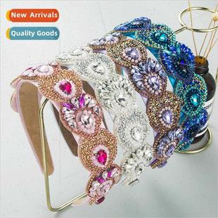 fashion retro baroque Hair headbands Europe crystal bands
