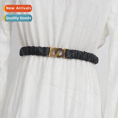 Belt female elastic elastic fine decorative skirt su jacket